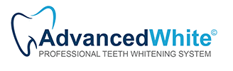 advanced white teeth whitening logo